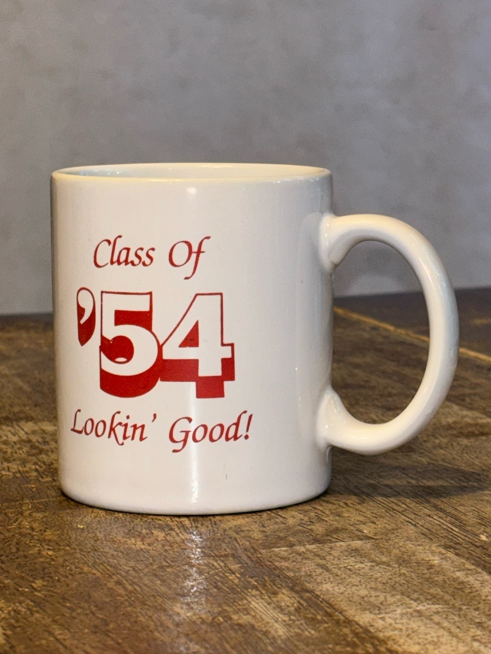 Newton High School Class of 1954 reunion/alumni commemorative coffee mug